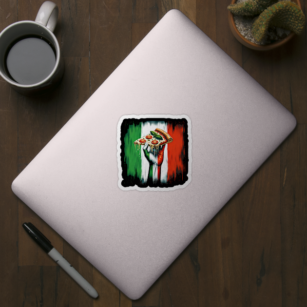 Pizza Lover Italian Flag Colors by logiamerch